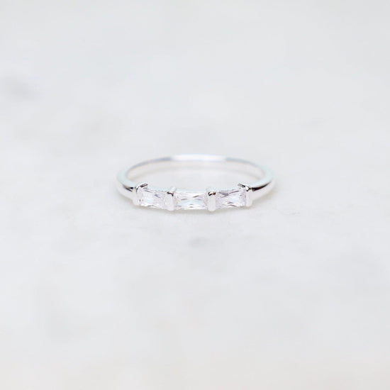 RNG 3 Channel Set CZ Band - Sterling Silver