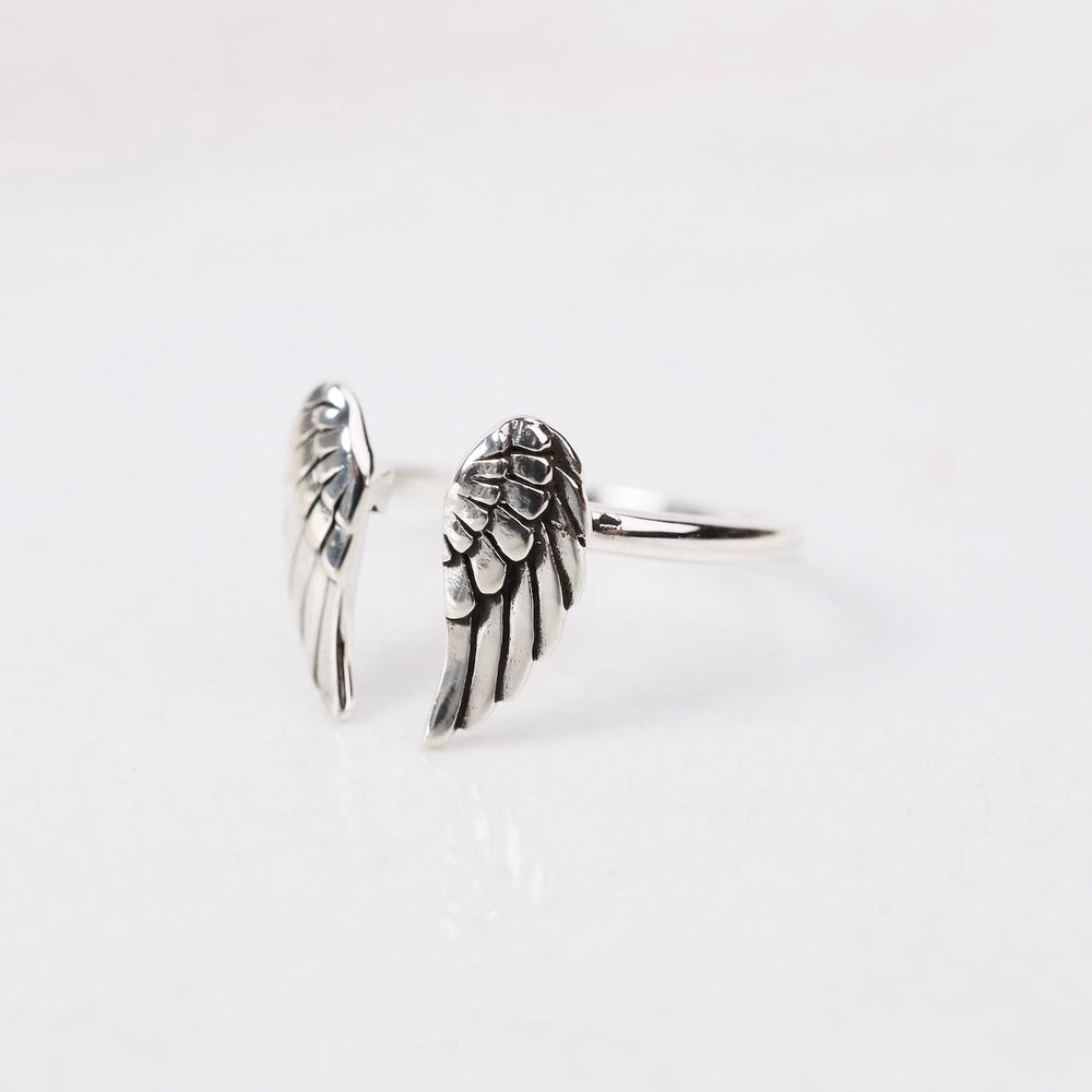 RNG Adjustable Angel Wing Ring