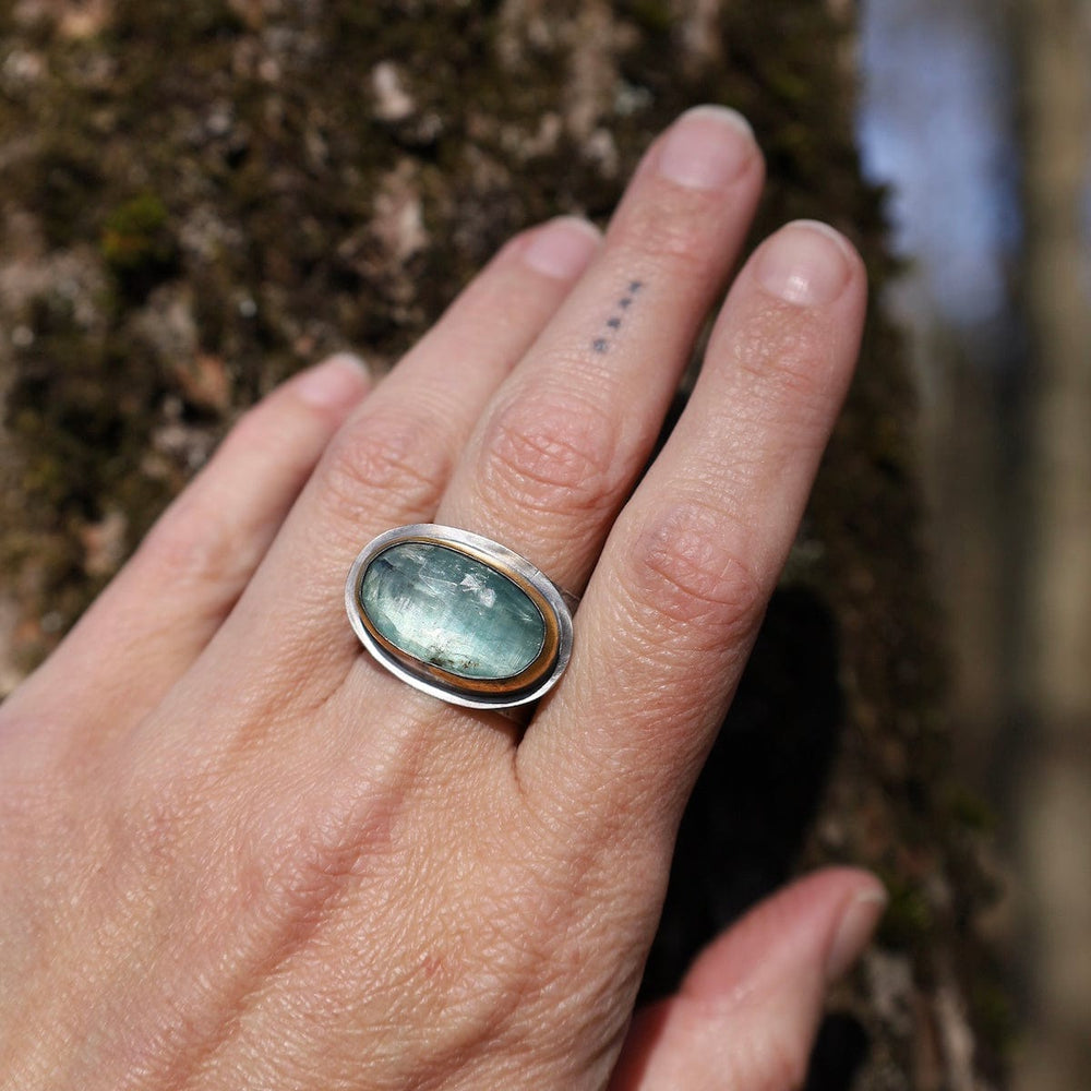 RNG Adjustable Band with Sky Blue Kyanite - Set East/W