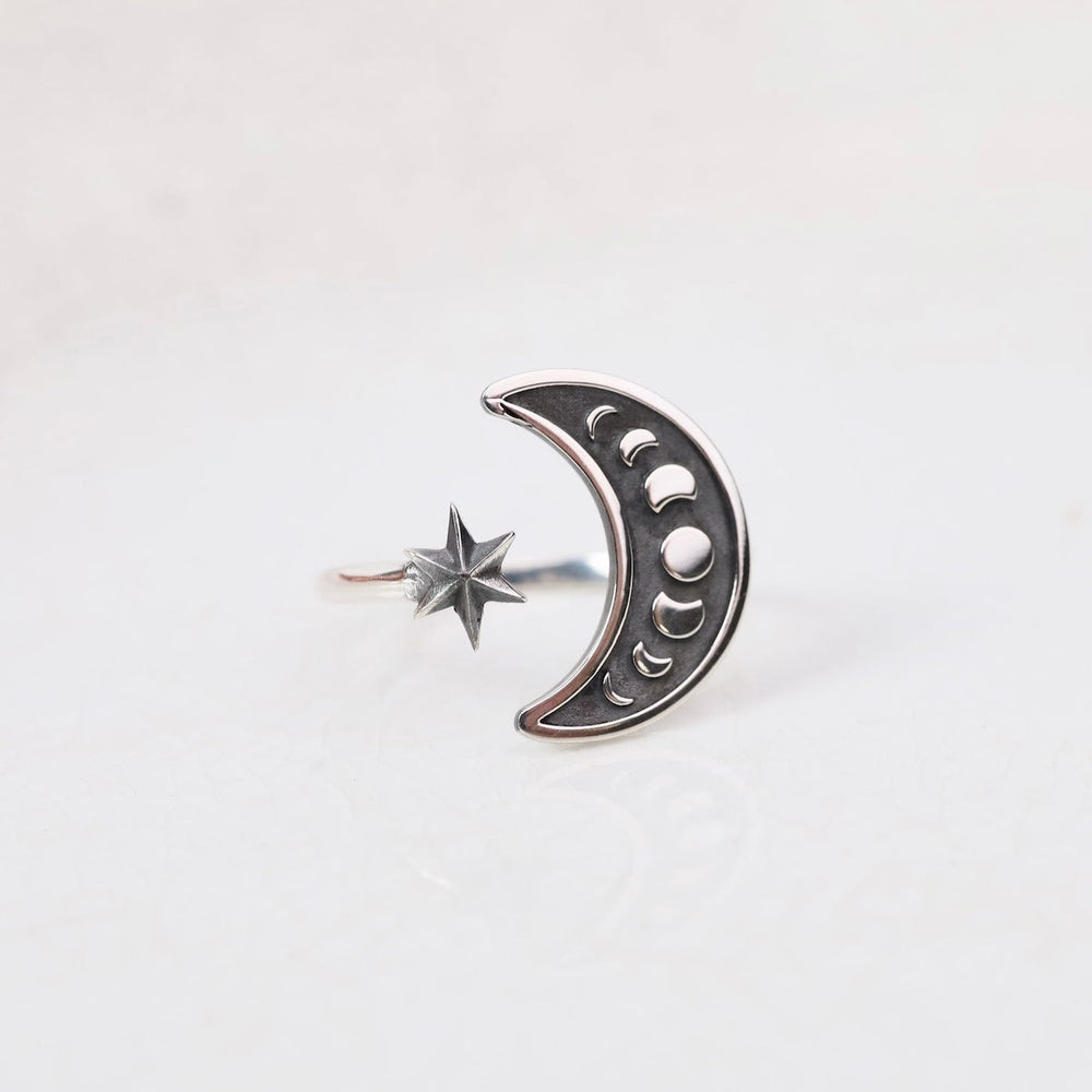 RNG Adjustable Moon Phase Ring