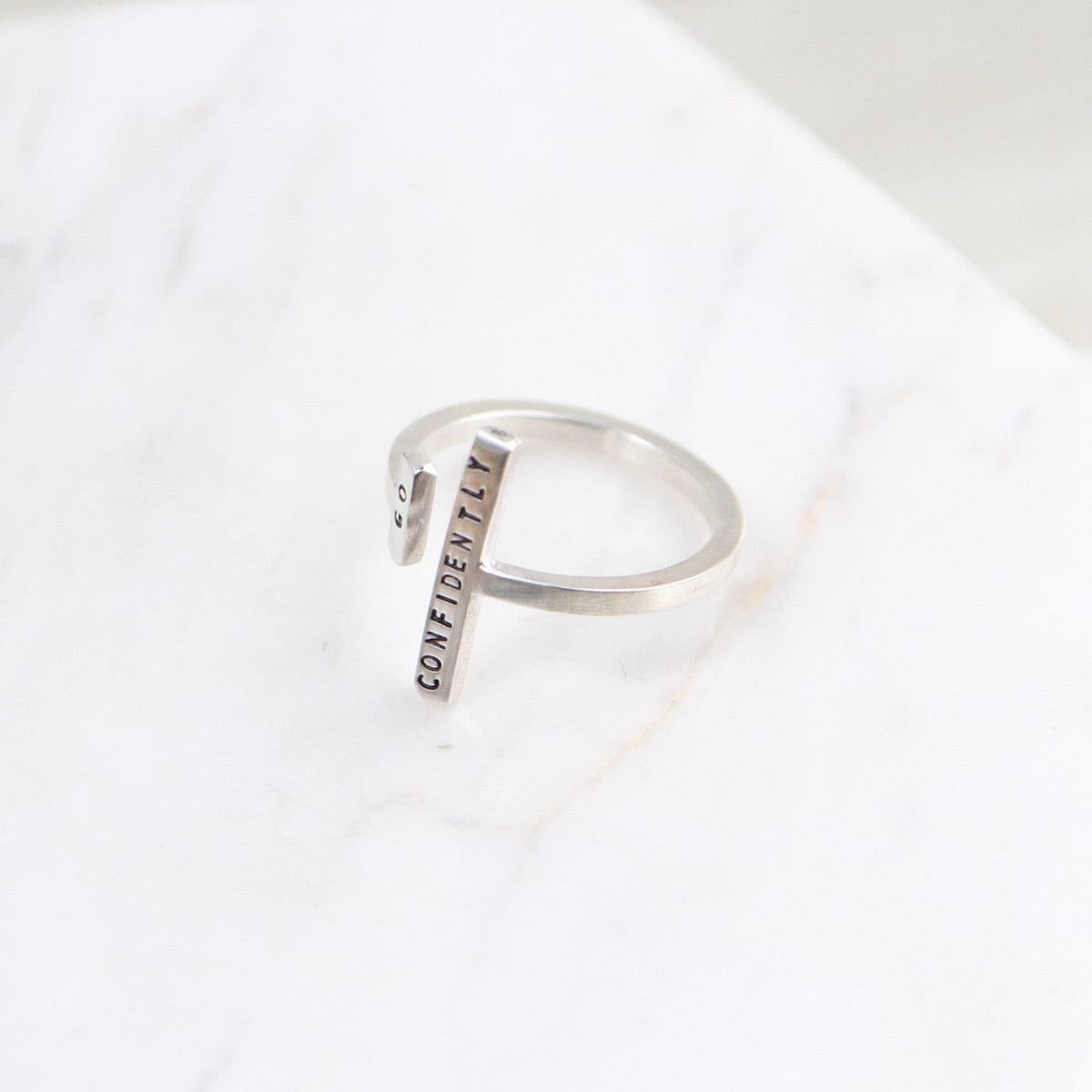 RNG Adjustable Ring - "Go Confidently"