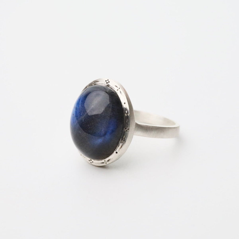 
                      
                        RNG Bezel Set Labradorite Ring
                      
                    