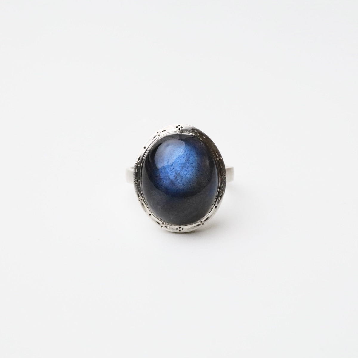 RNG Bezel Set Labradorite Ring