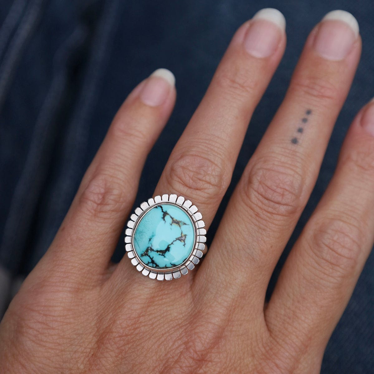 RNG Blue Moon Turquoise Ring