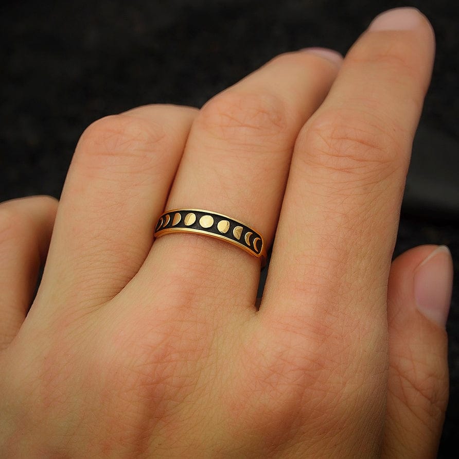 RNG Bronze Moon Phase Ring