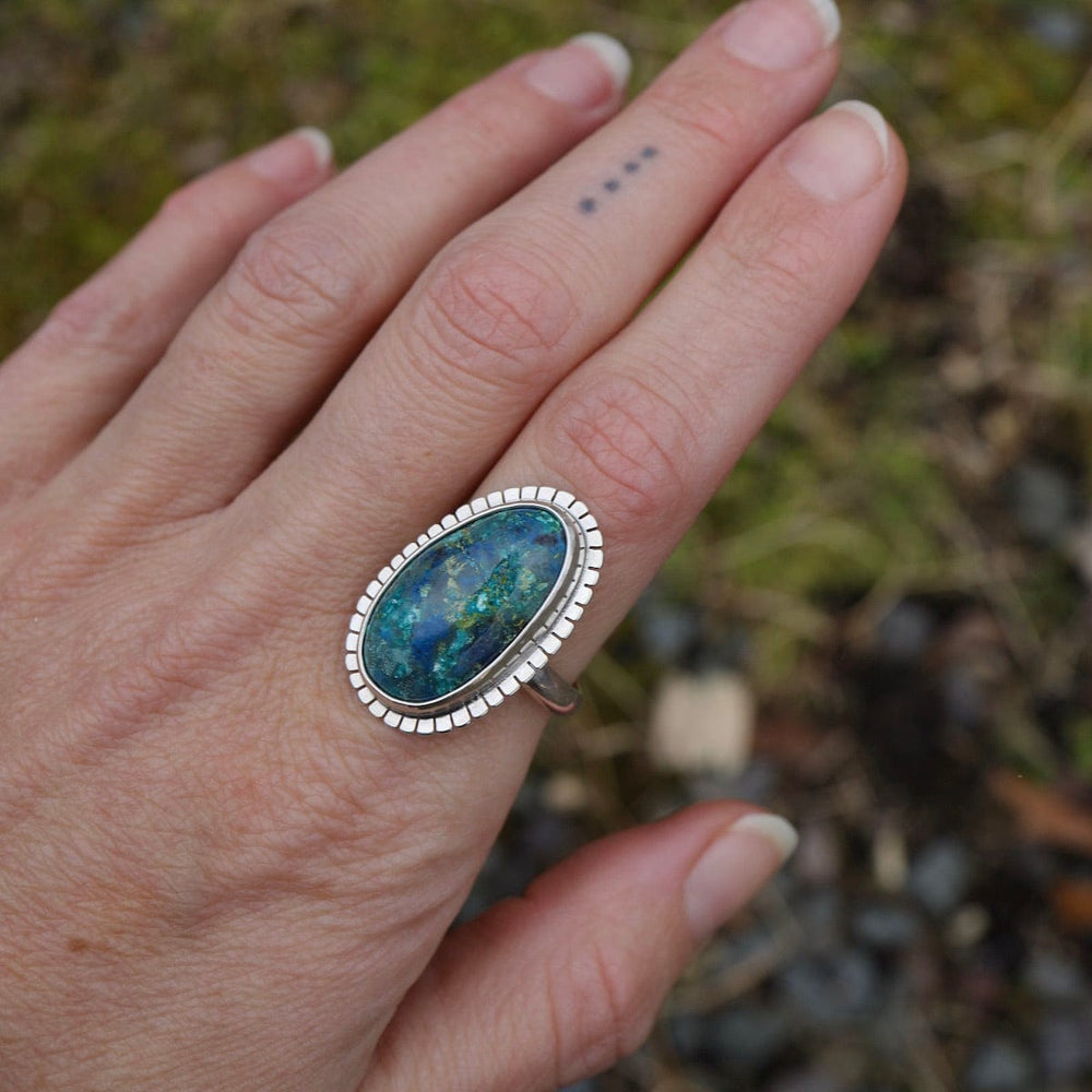 
                      
                        RNG Chrysocolla Ring
                      
                    