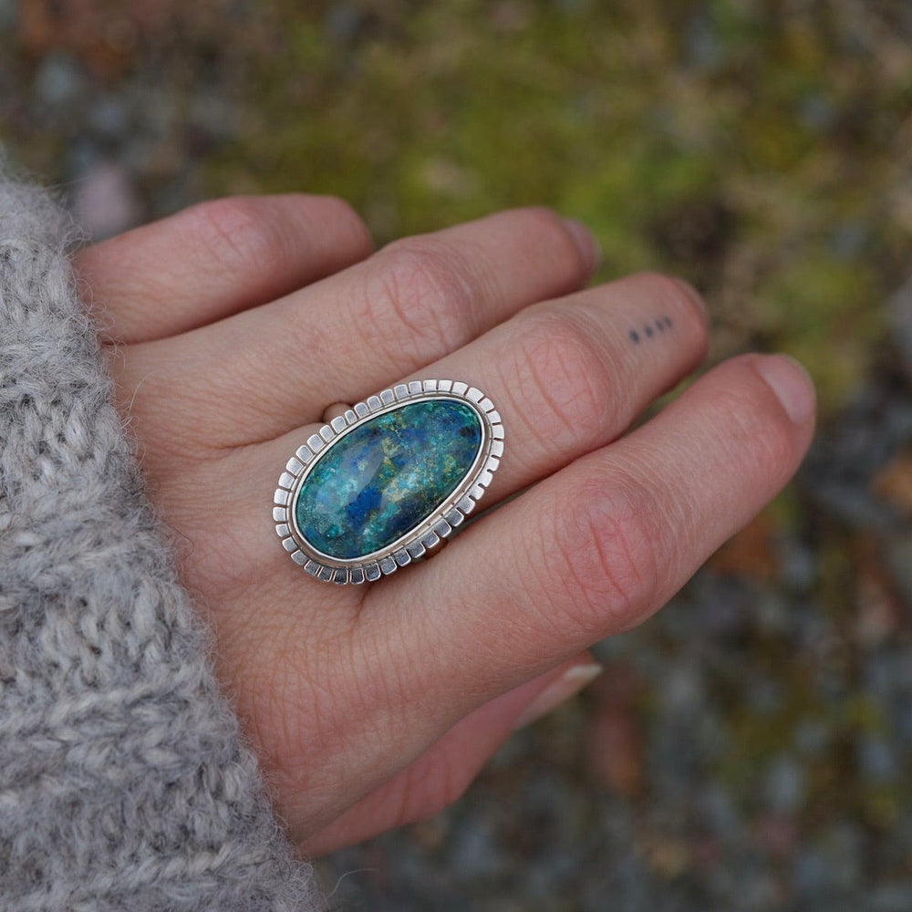 
                      
                        RNG Chrysocolla Ring
                      
                    