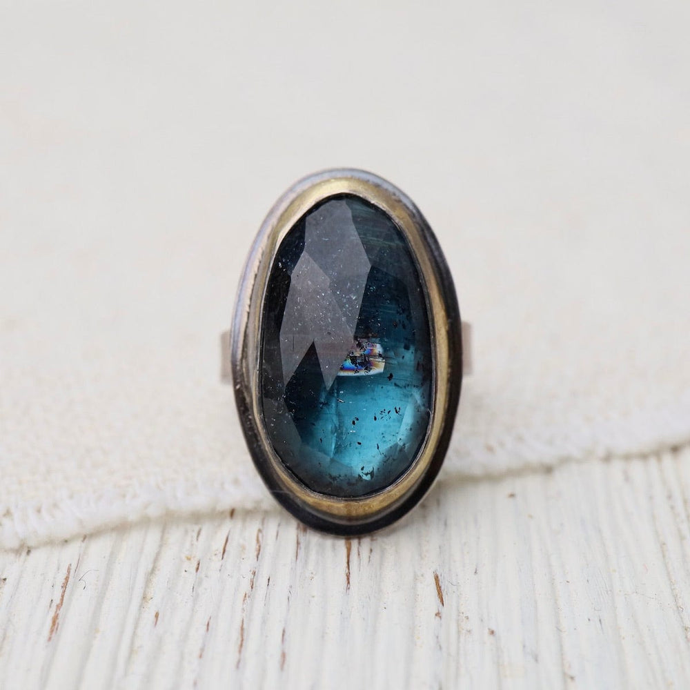 
                      
                        RNG Crescent Rim Ring in Teal Kyanite
                      
                    