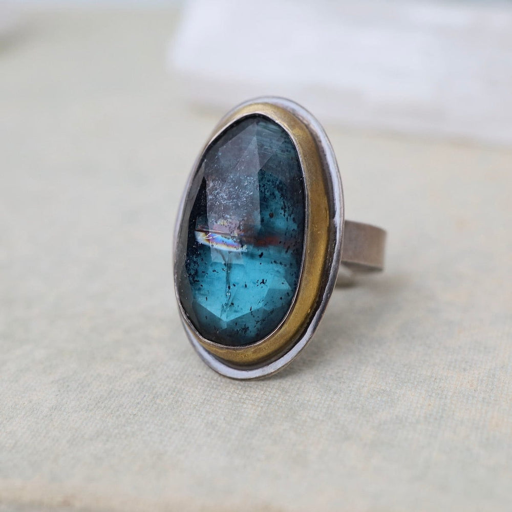 
                      
                        RNG Crescent Rim Ring in Teal Kyanite
                      
                    