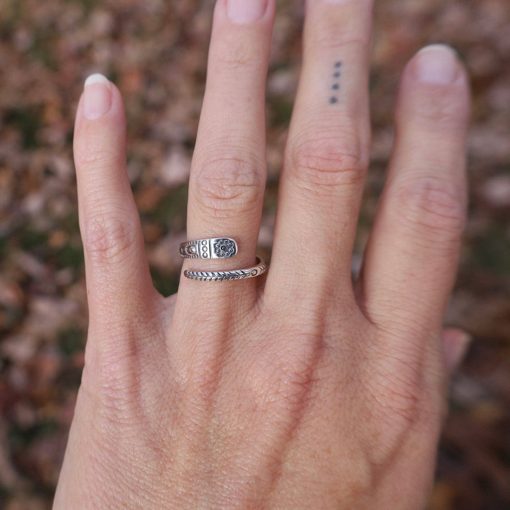 
                  
                    RNG Decorated Wrap Ring
                  
                