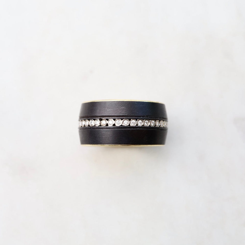 
                  
                    RNG-DIA Pat Flynn Iron Diamond Stripe Ring
                  
                