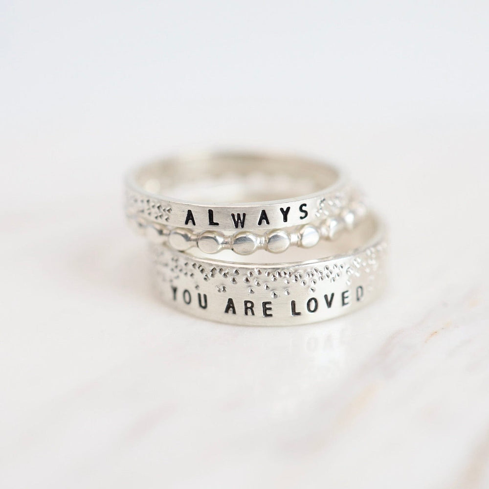 
                  
                    RNG Diamond Dusted Accented Narrow Remembrance Inspiring - Always
                  
                