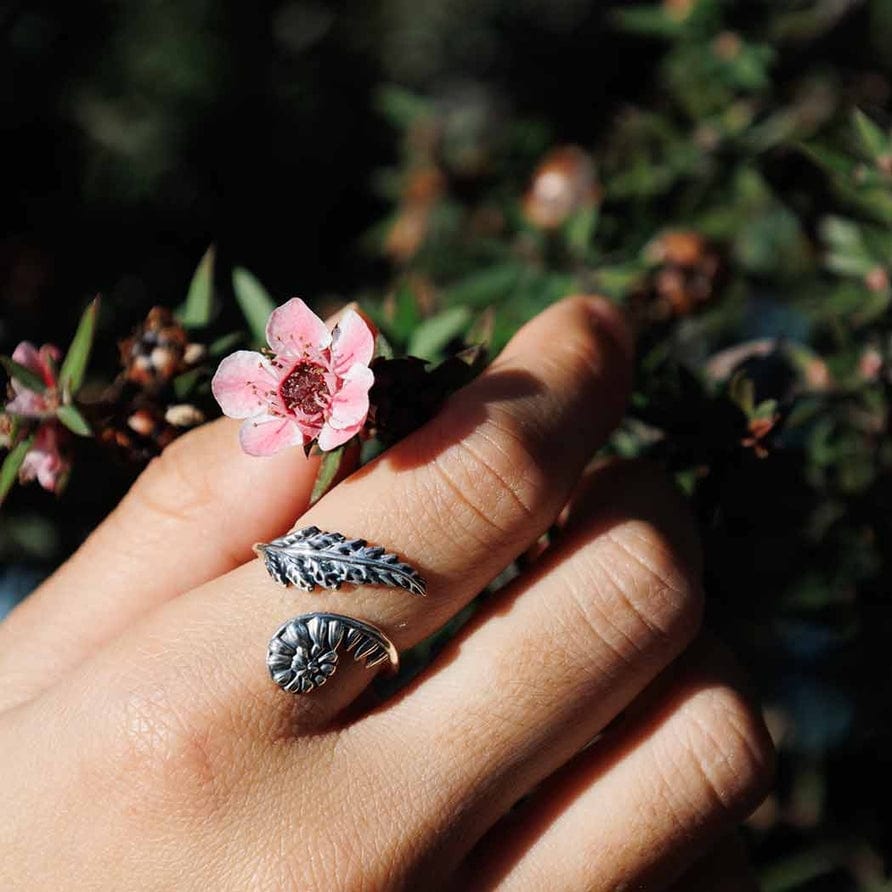 RNG Double Fern Adjustable Ring