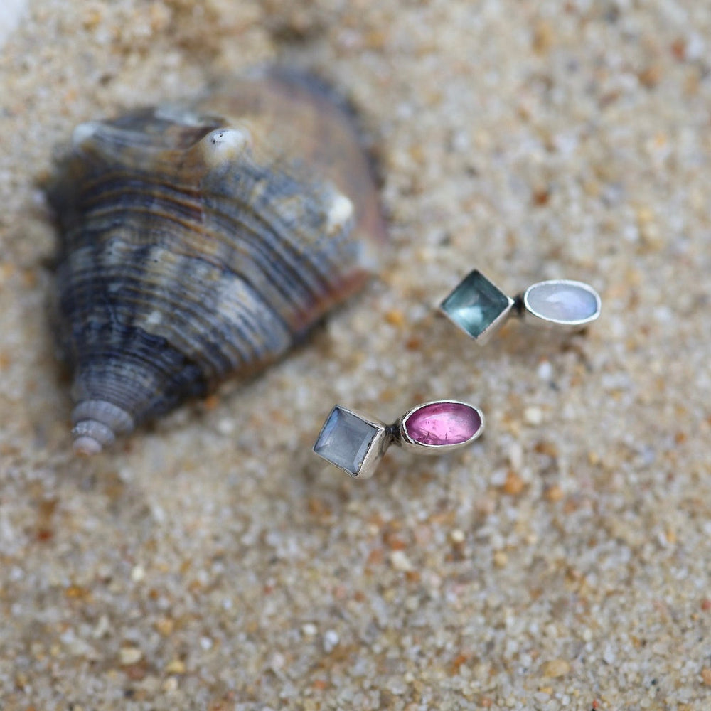 
                      
                        RNG Double Stone Stacking Ring - Pink Tourmaline & Moonstone
                      
                    