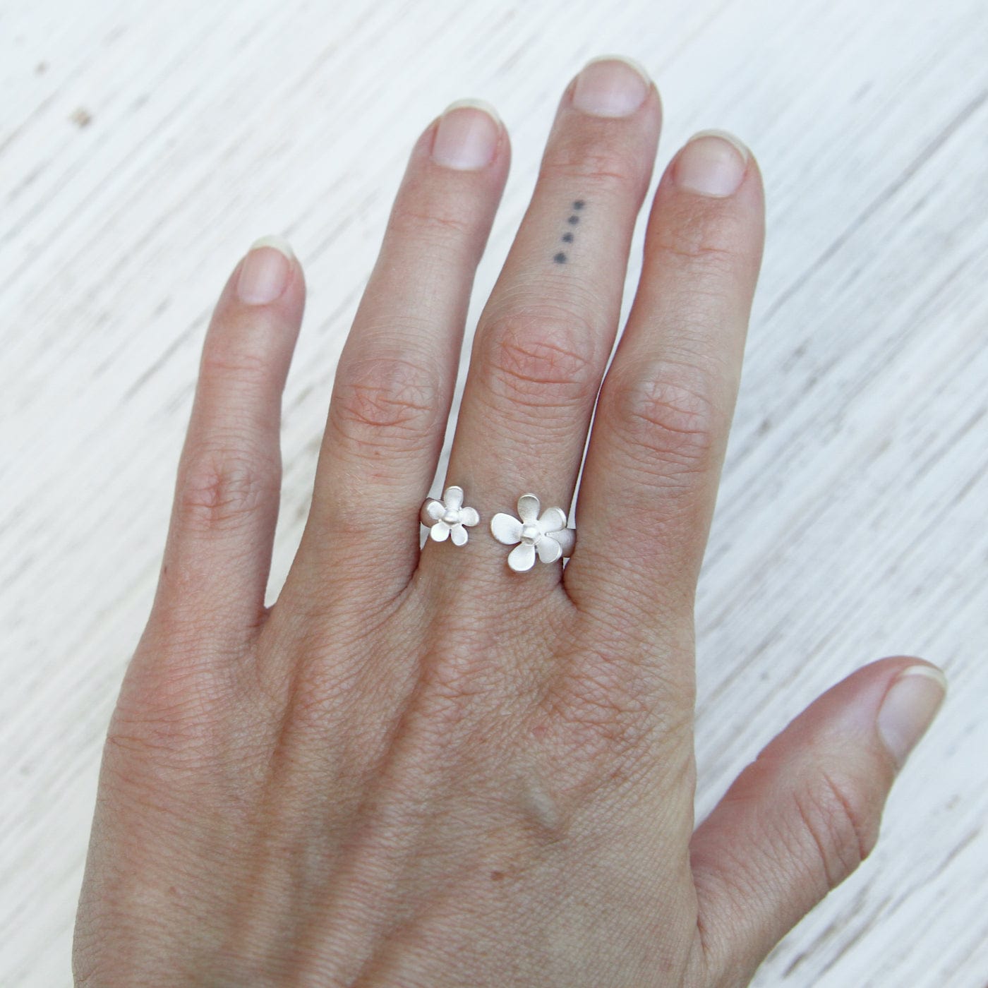 RNG Forget Me Not Sterling Silver Ring