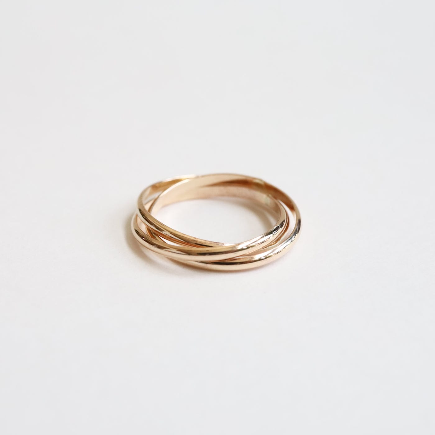 Triple Gold Interlocking Ring