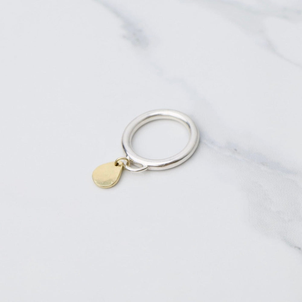 
                      
                        RNG Golden Teardrop Ring Medium
                      
                    