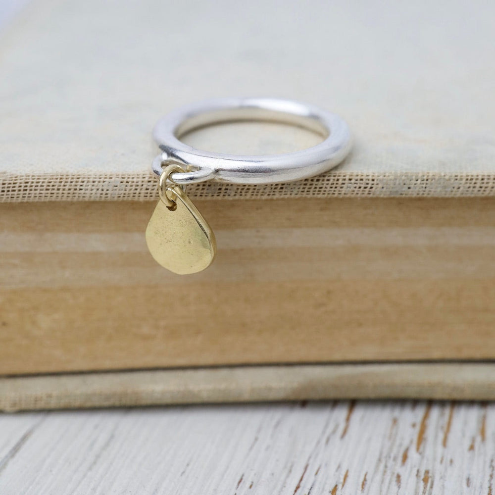 
                      
                        RNG Golden Teardrop Ring Medium
                      
                    