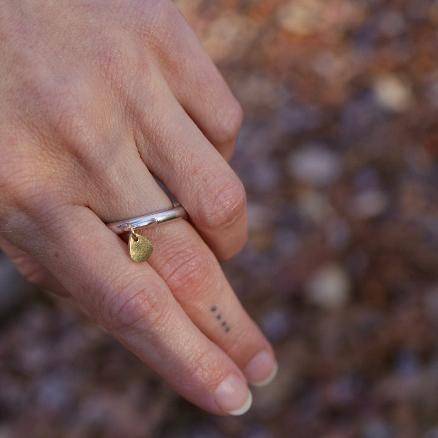 Teardrop on sale ring gold