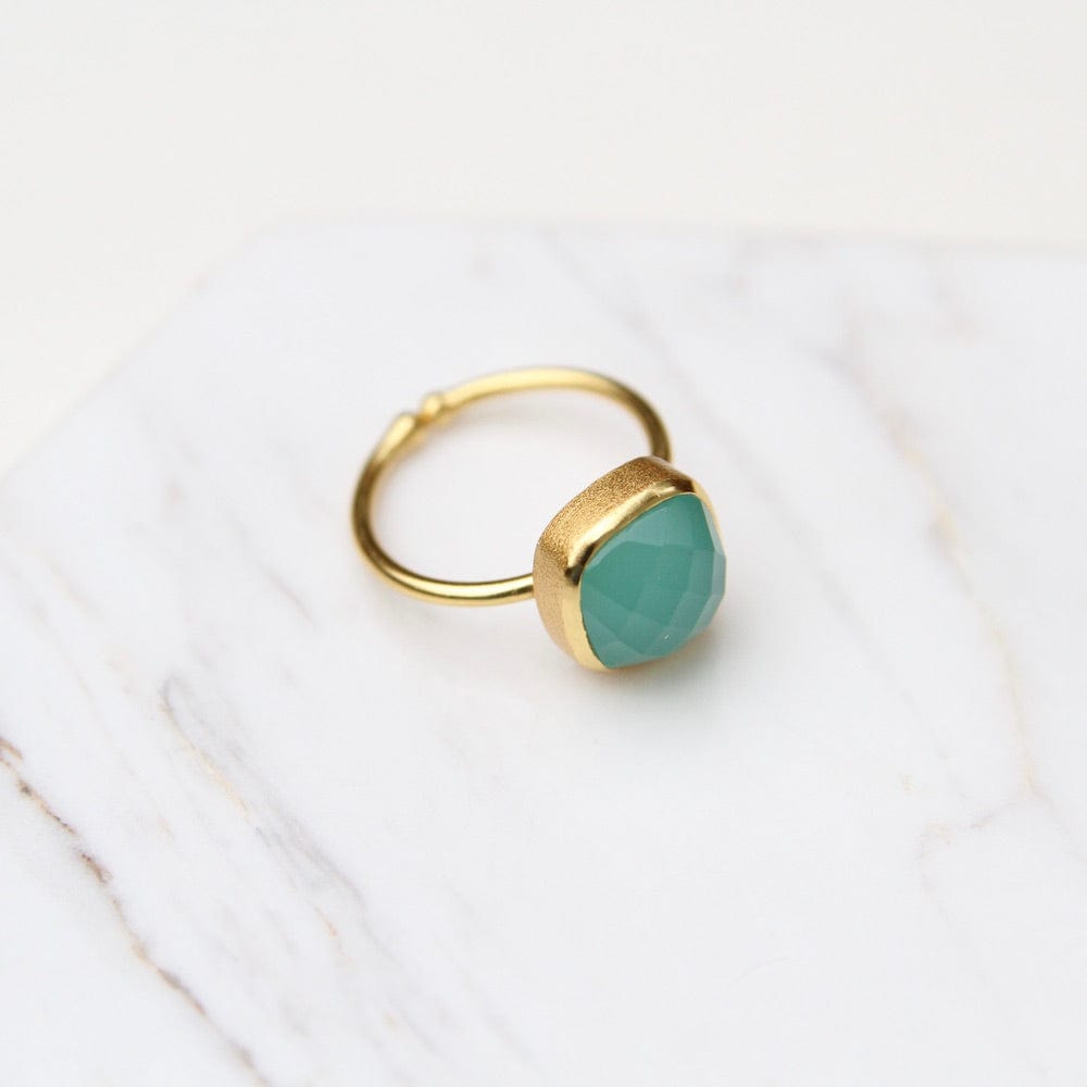 
                  
                    RNG-GPL Aqua Asha Square Adjustable Ring
                  
                