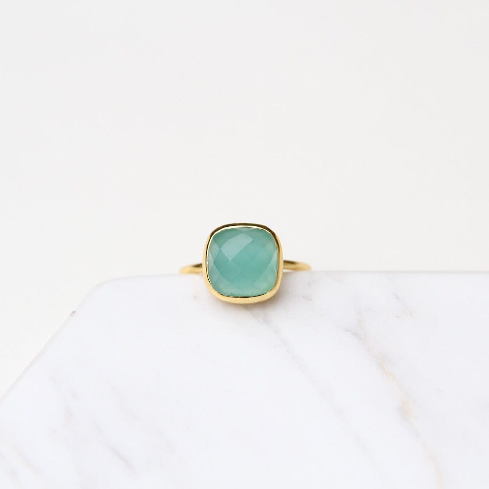 
                  
                    RNG-GPL Aqua Asha Square Adjustable Ring
                  
                