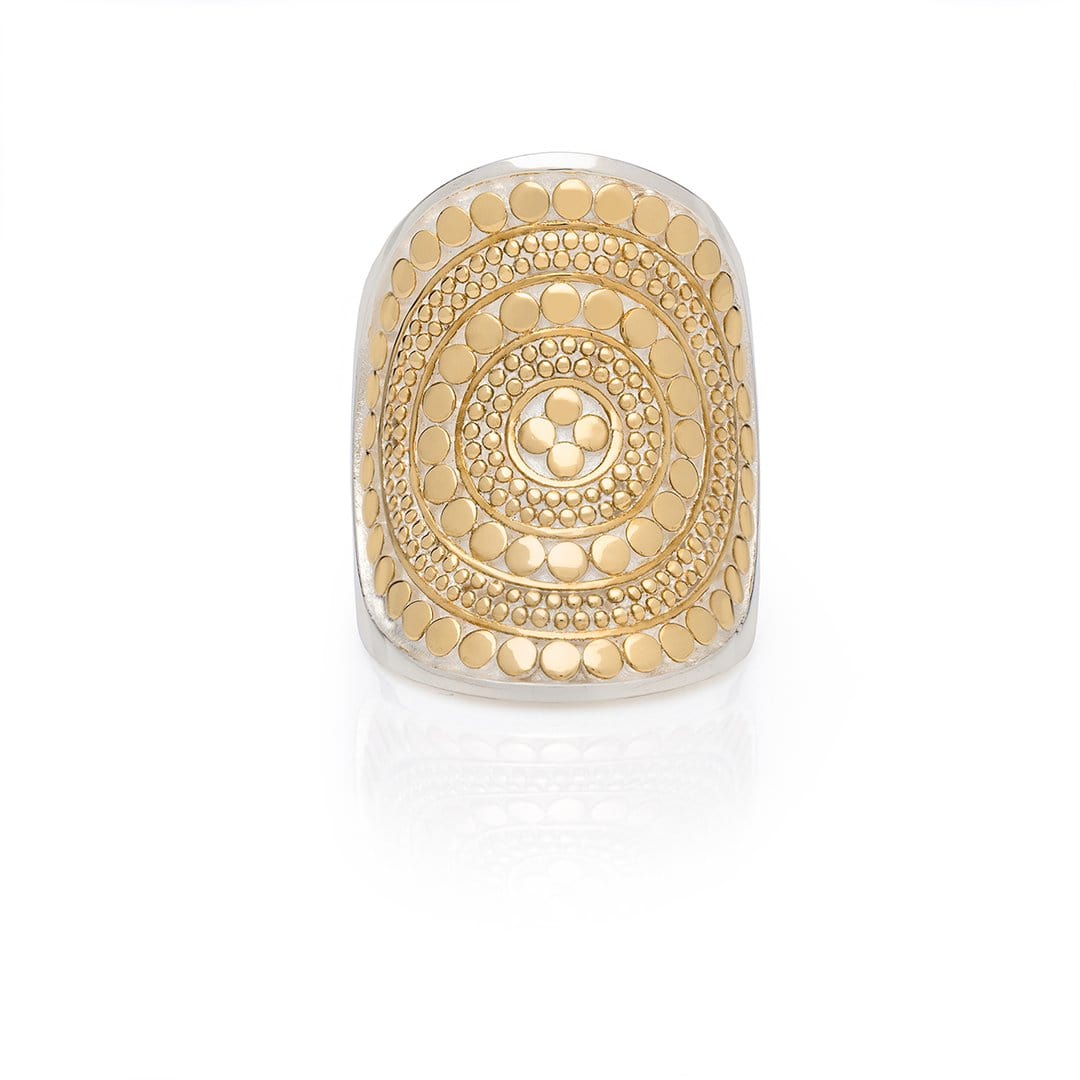 RNG-GPL Classic Saddle Ring - Gold & Silver