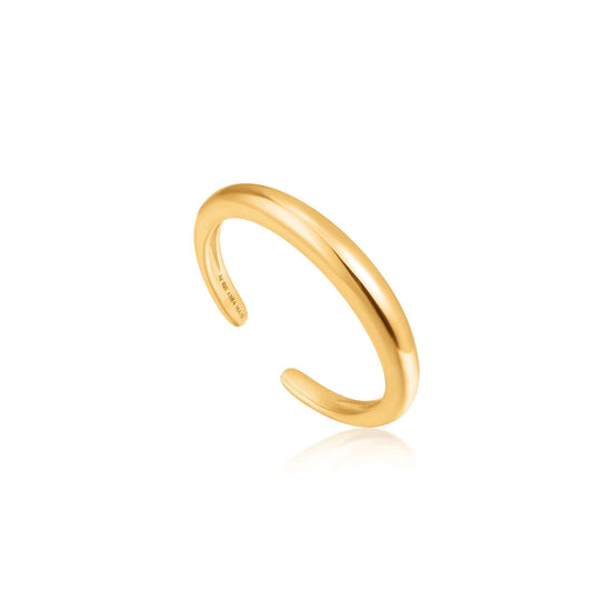 RNG-GPL Gold Luxe Band Adjustable Ring