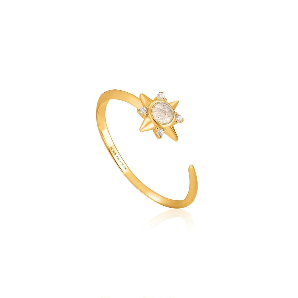 
                      
                        RNG-GPL Gold Midnight Star Adjustable Ring
                      
                    