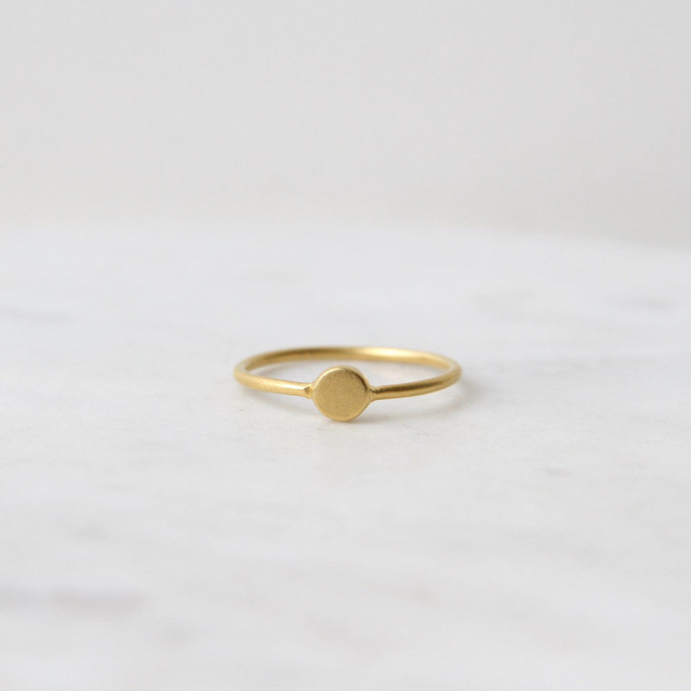 
                      
                        RNG-GPL Gold Plated Brass Little Disc Ring
                      
                    