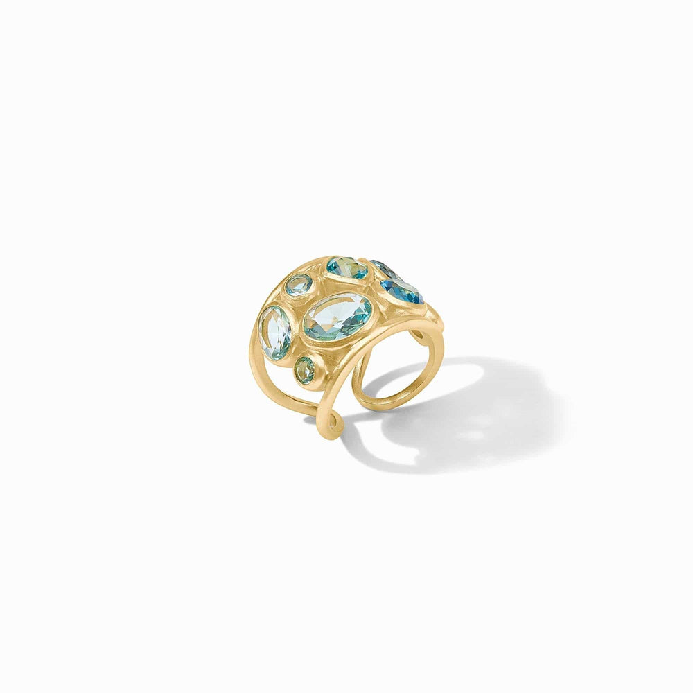 RNG-GPL Kaleidoscope Bahamian Blue Statement Ring