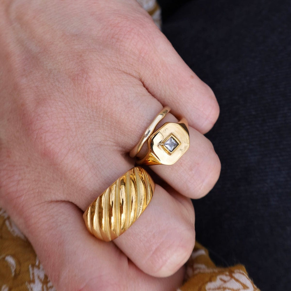 RNG-GPL NINON // The Pinky Ring - 18k gold plated stainles