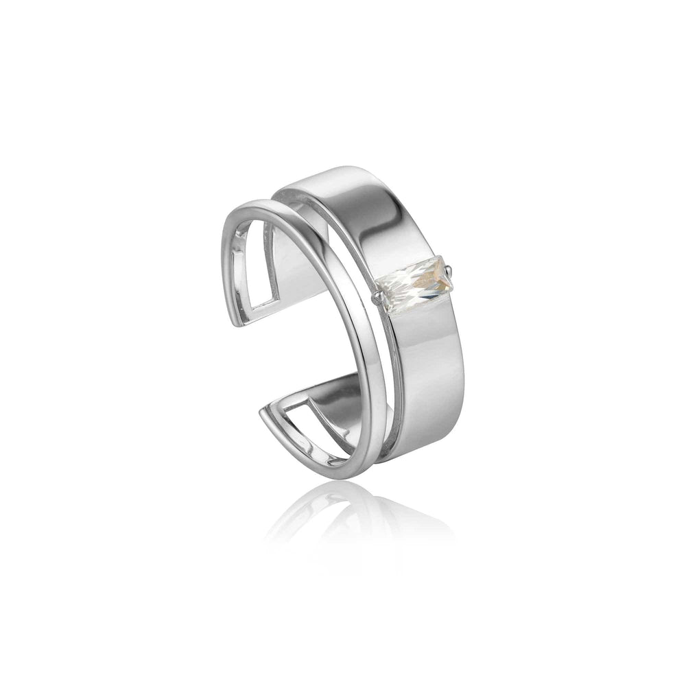 
                      
                        RNG-GPL Silver Glow Wide Adjustable Ring
                      
                    