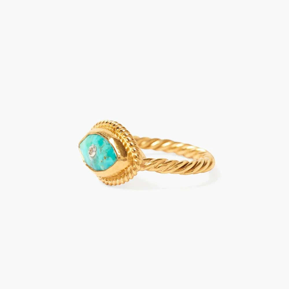 
                  
                    RNG-GPL Twist Evil Eye Ring Turquoise
                  
                