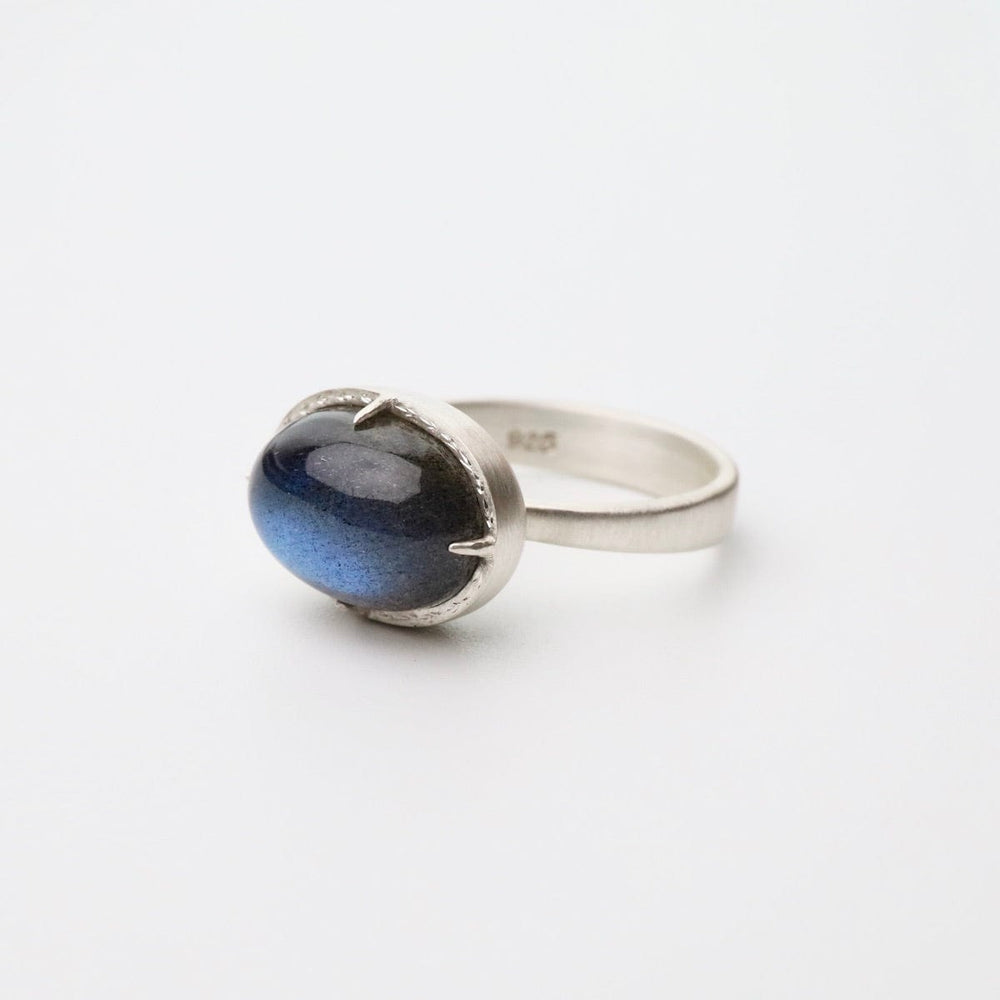 
                  
                    RNG Labradorite Horizontal Prong Ring
                  
                