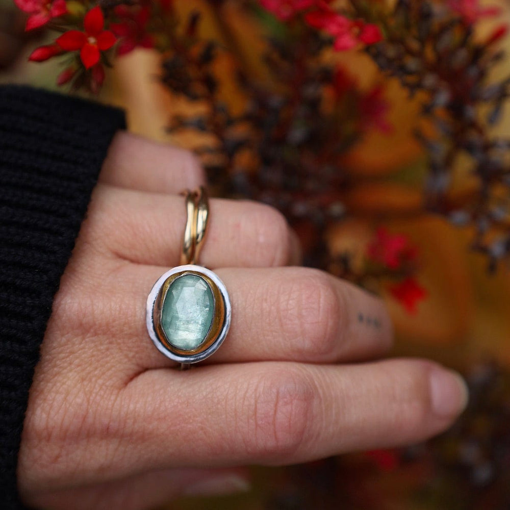 
                      
                        RNG Medium Crescent Rim Ring in Sky Blue Kyanite
                      
                    