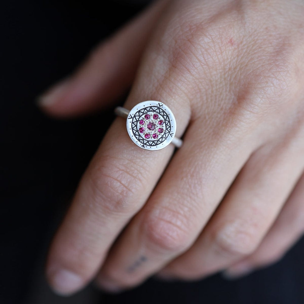 
                  
                    RNG Memories Ring in Ruby & Pink Tourmaline
                  
                