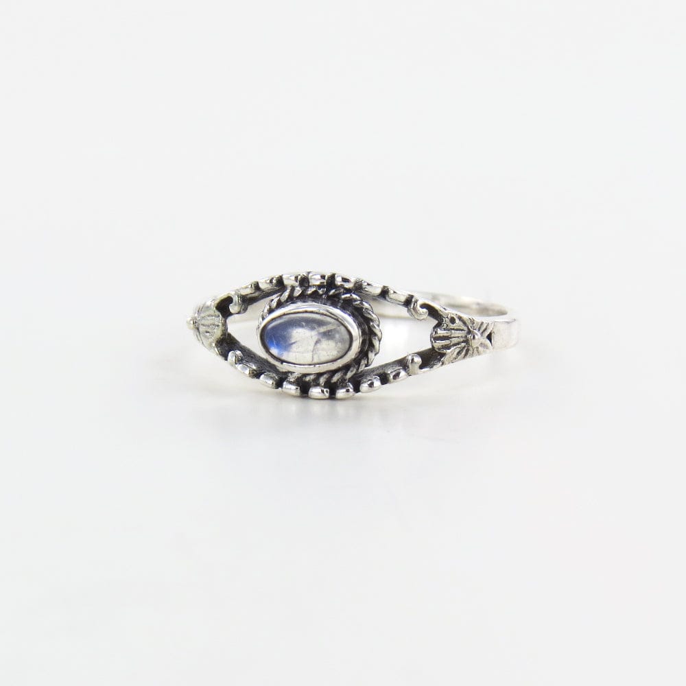 RNG NEPALESE SILVER MOONSTONE RING