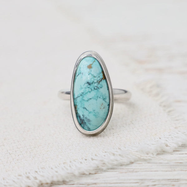 初回限定盤Travel Record/Turquoise Navajo Ring 925 Silver Natural Mined Blue Turquoise Signed
