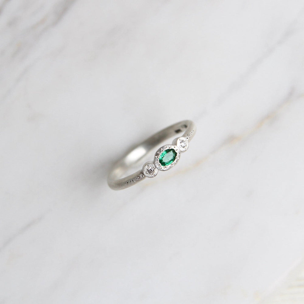 
                      
                        RNG Oval & Round Charm Ring in Emerald
                      
                    