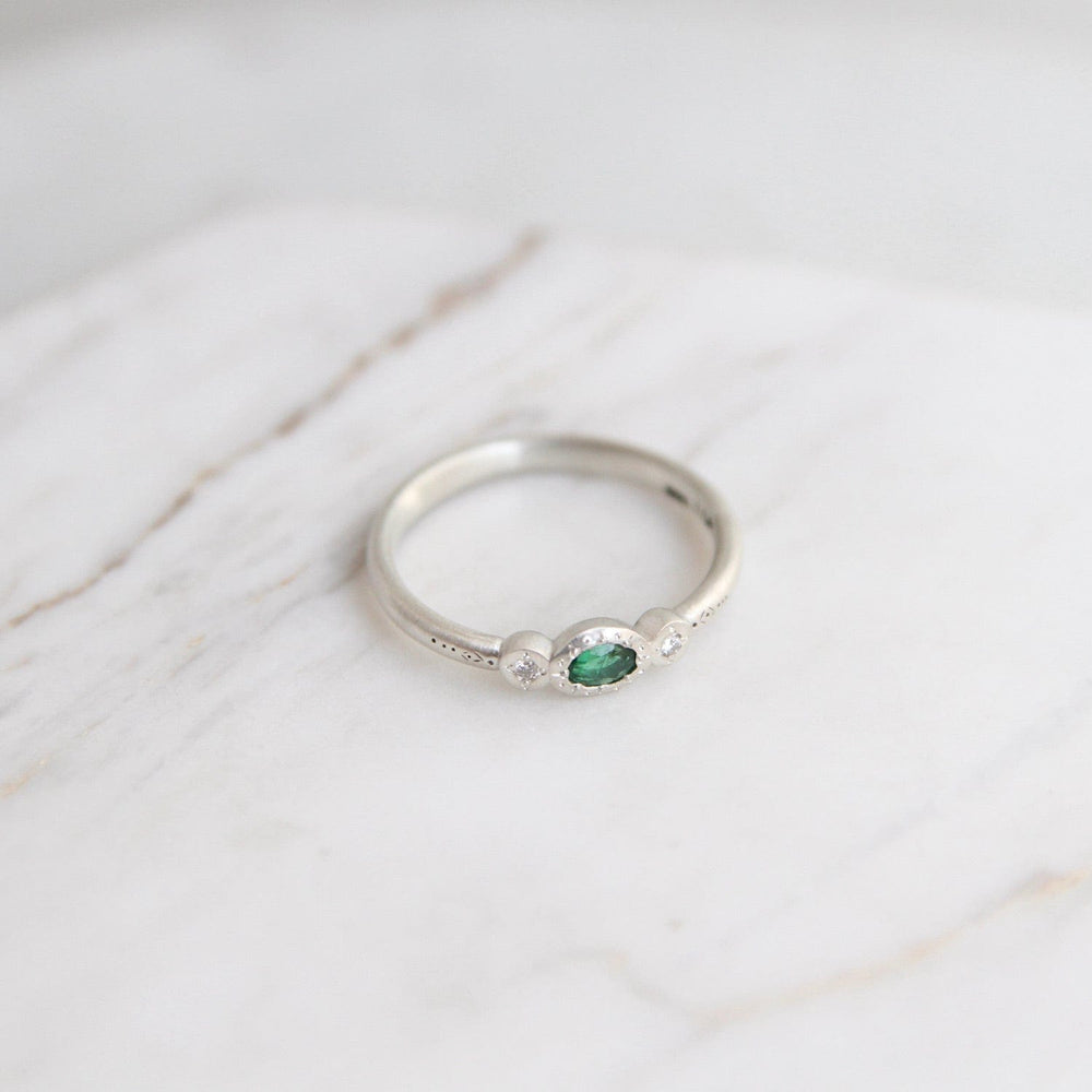 
                      
                        RNG Oval & Round Charm Ring in Emerald
                      
                    