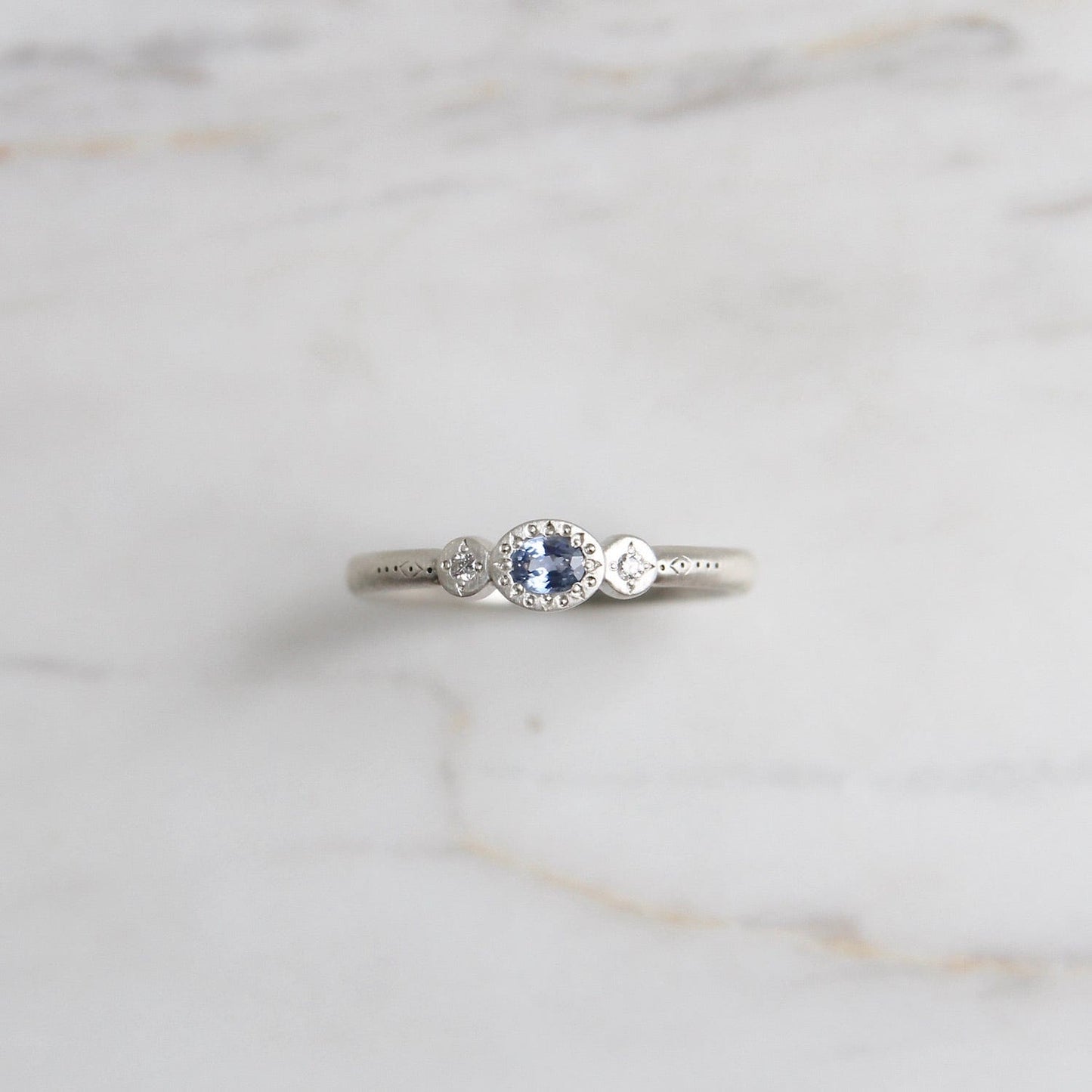 RNG Oval & Round Charm Ring in Sapphire