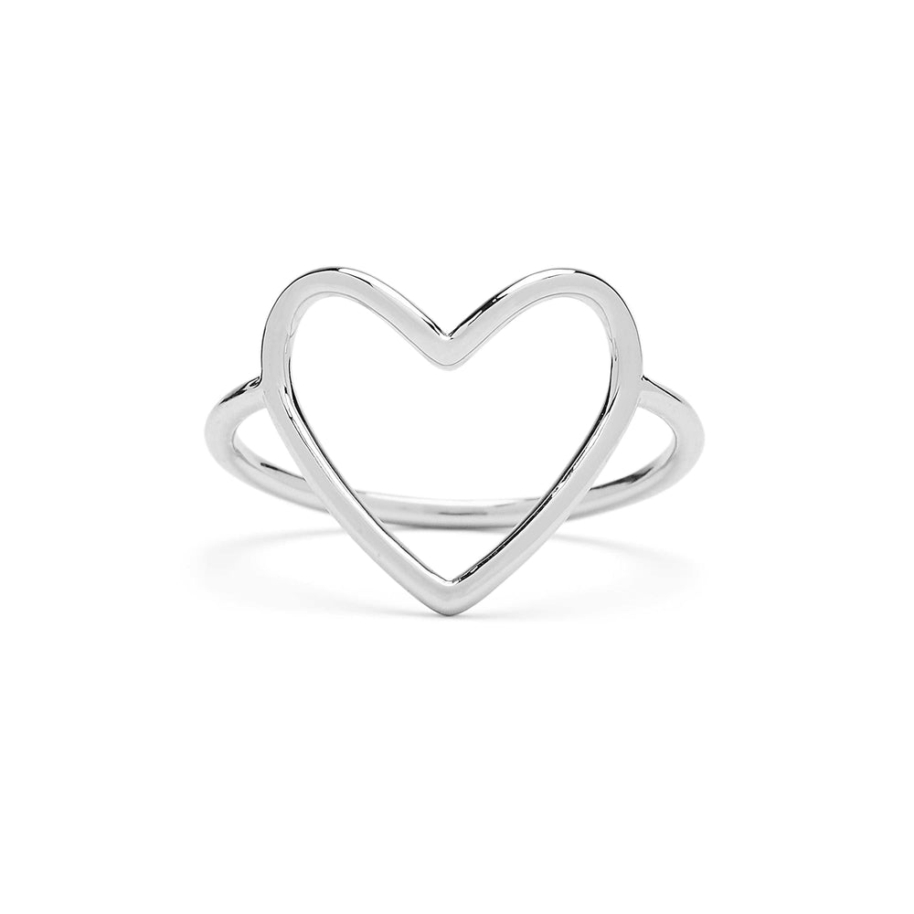 RNG Pura Vida Big Heart Ring ~ Silver