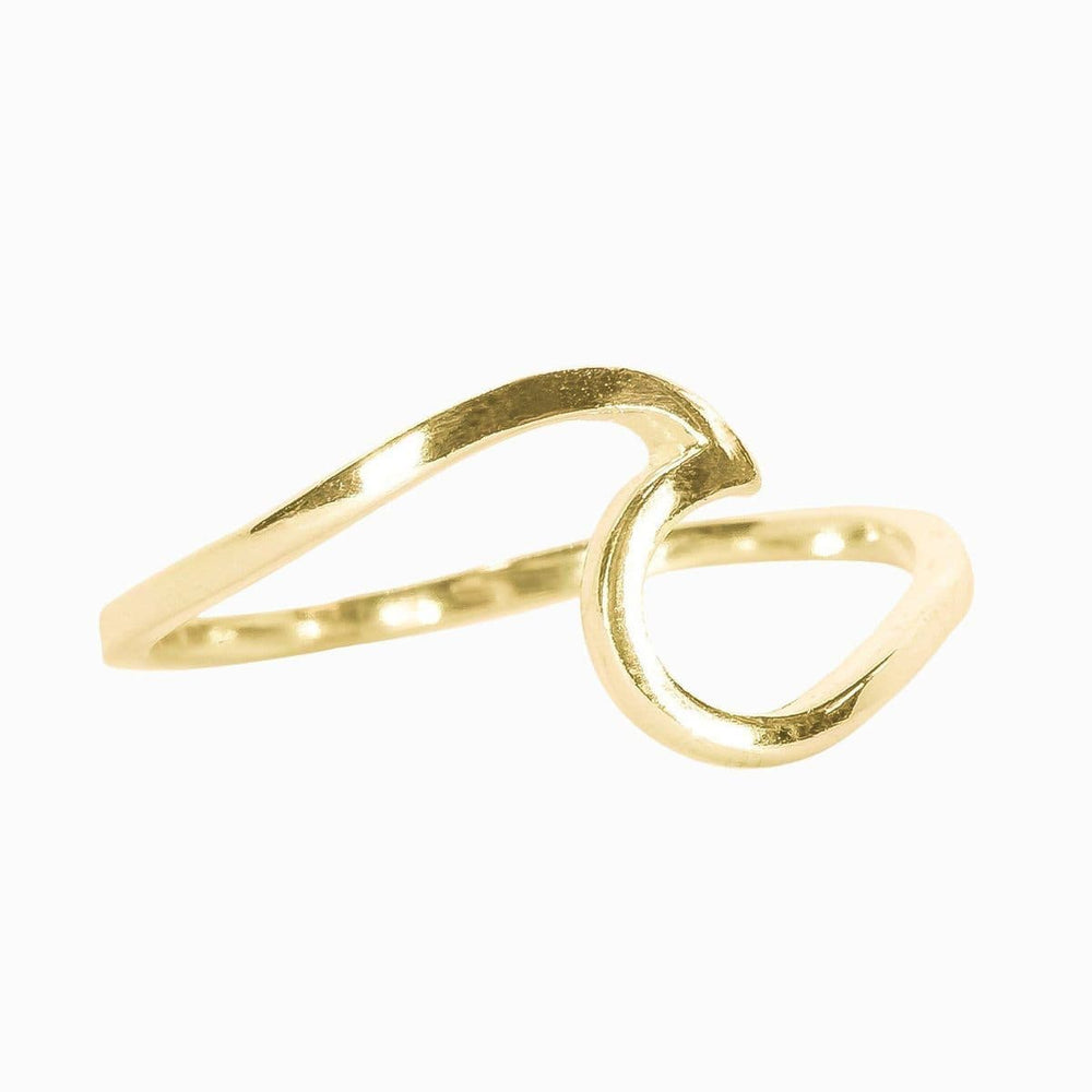 RNG Pura Vida Wave Ring ~ Gold