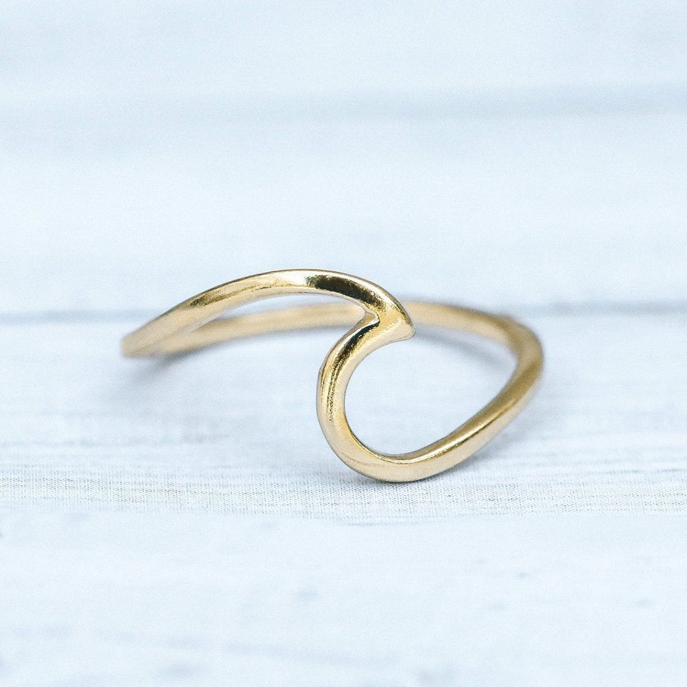 RNG Pura Vida Wave Ring ~ Gold