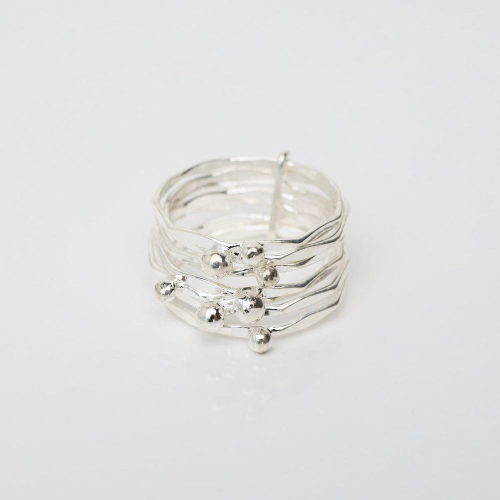 RNG Seven Tiny Bands Stacking Ring