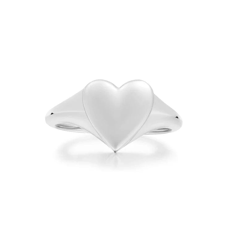 RNG Silver Love Signet Ring