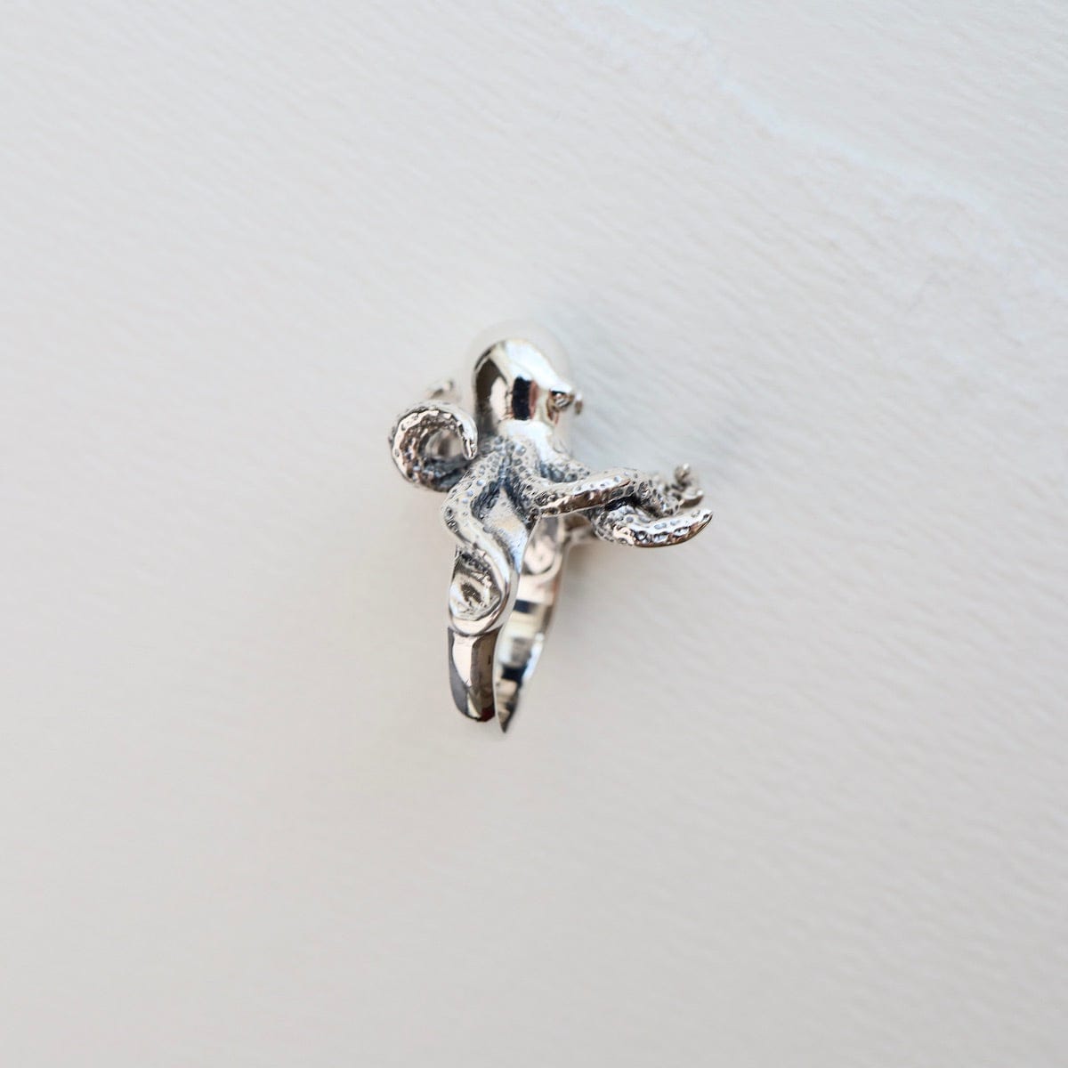 RNG Silver Octopus Ring