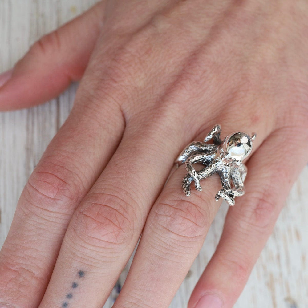 
                  
                    RNG Silver Octopus Ring
                  
                