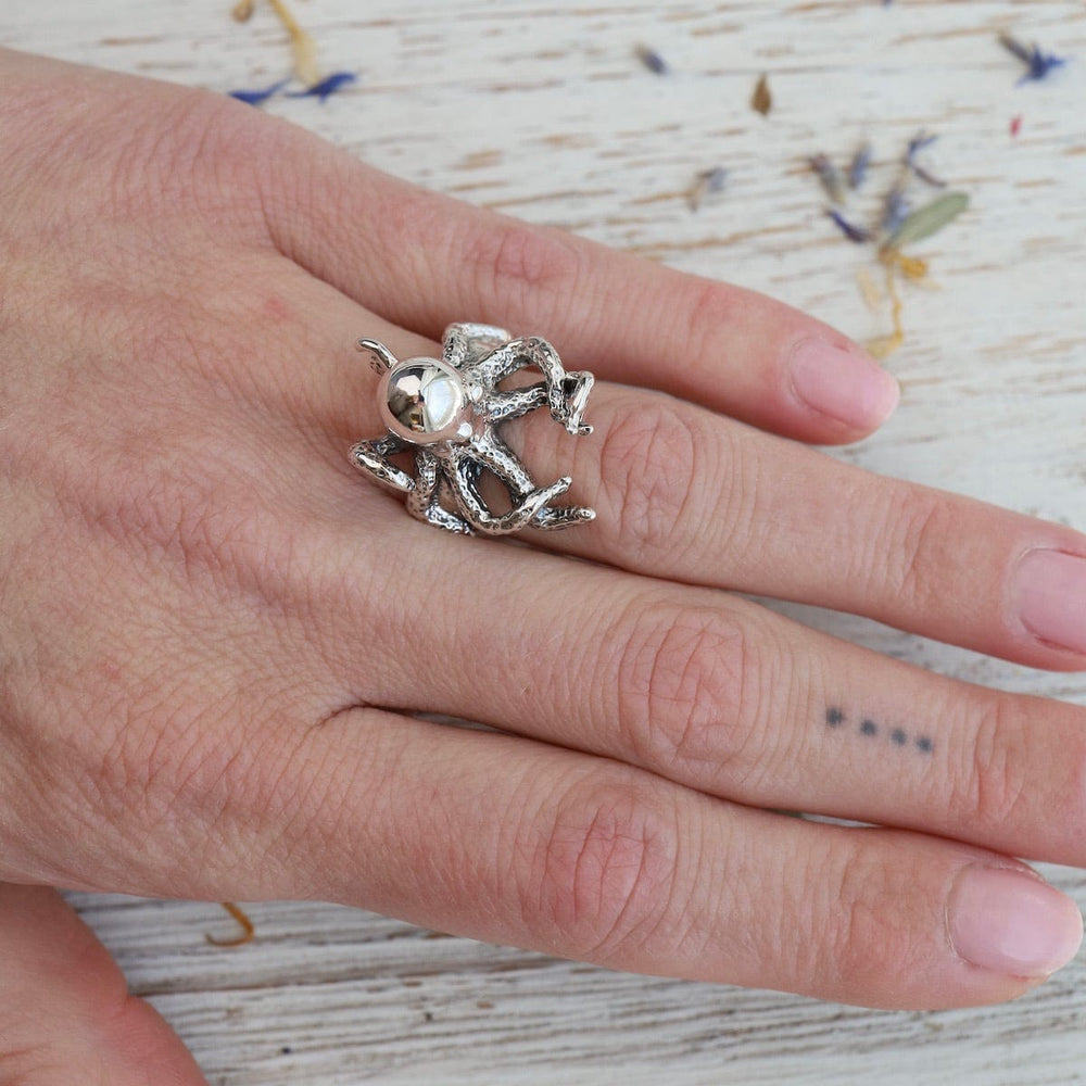 
                  
                    RNG Silver Octopus Ring
                  
                