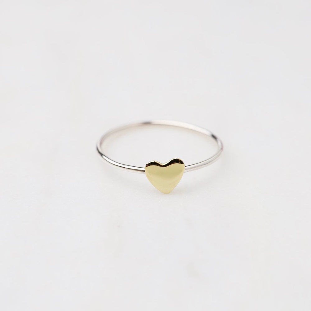 
                      
                        RNG Silver Ring with Tiny Bronze Heart
                      
                    